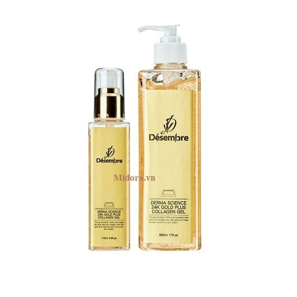 (ÁP MÃ GIẢM 20%) Gel Dưỡng Da Desembre Derma Science 24K Gold Plus Collagen