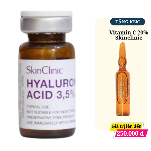 (TẶNG QUÀ) Tinh Chất Cấp Ẩm, Căng Bóng Da SkinClinic Hyaluronic Acid 3.5%