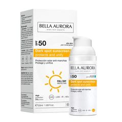 (TẶNG QUÀ) Kem Chống Nắng Ngừa Nám Cho Da Dầu Bella Aurora Dark Spot Sunscreen Protects & Unify SPF50 PA++++