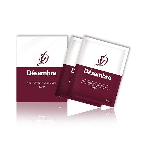 (ÁP MÃ GIẢM 20%) Mặt Nạ Tơ Tằm Desembre 3 in 1 Invisible Silk Mask III