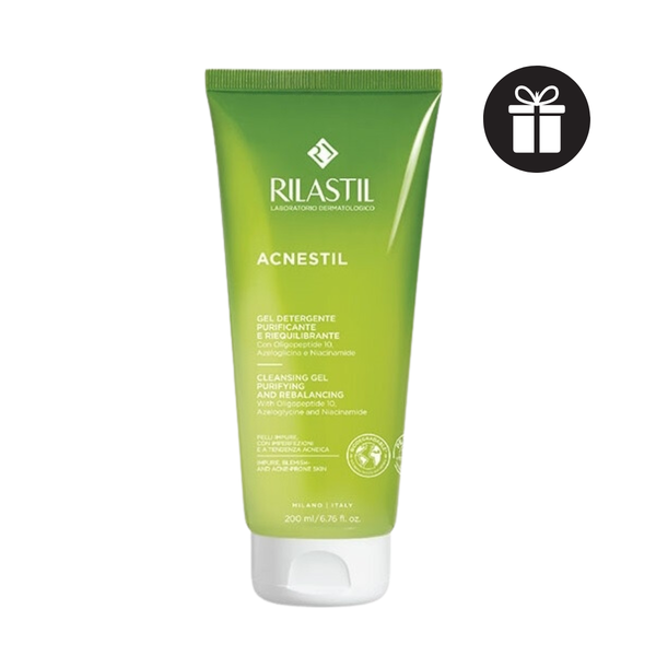 (QUÀ TẶNG 110K) Sữa Rửa Mặt Cho Da Dầu Mụn Rilastil Acnestil Cleansing Gel Purifying And Rebalancing