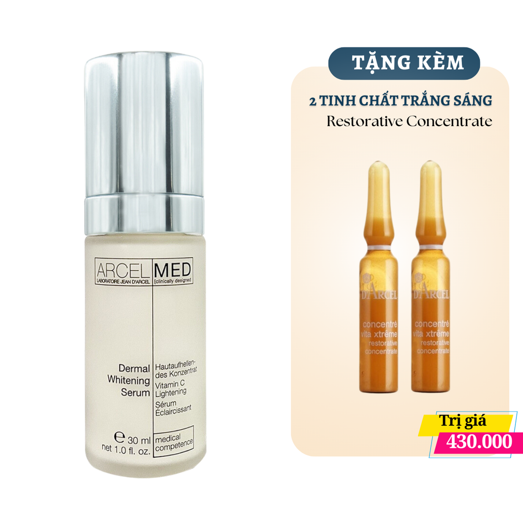 (KHUYẾN MẠI SỐC) Tinh Chất Trị Nám, Tàn Nhang, Dưỡng Trắng Da Jean D'Arcel Dermal Whitening Serum