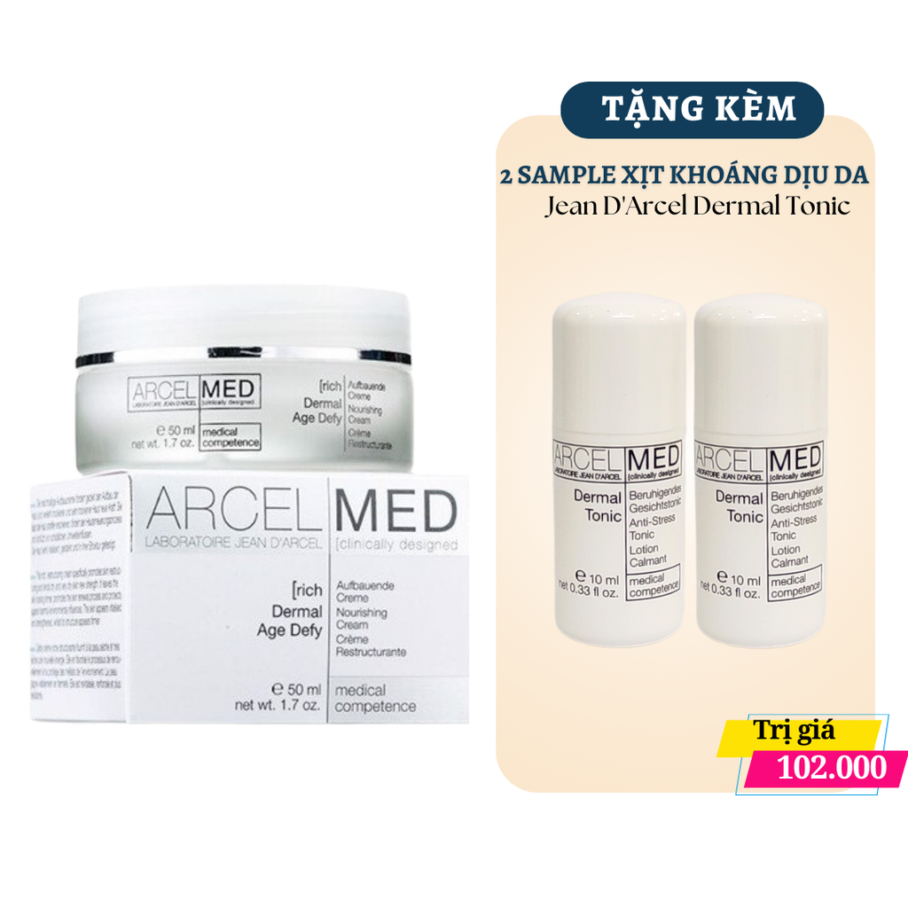 (KHUYẾN MẠI SỐC) Kem Phục Hồi Da Jean D'Arcel Dermal Age Defy (Rich)