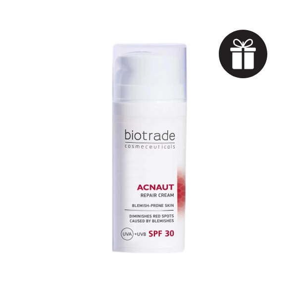 (TẶNG QUÀ + TÚI MÙ) Kem Dưỡng Tái Tạo Da, Giảm Thâm Đỏ Biotrade Acnaut Repair Cream SPF30