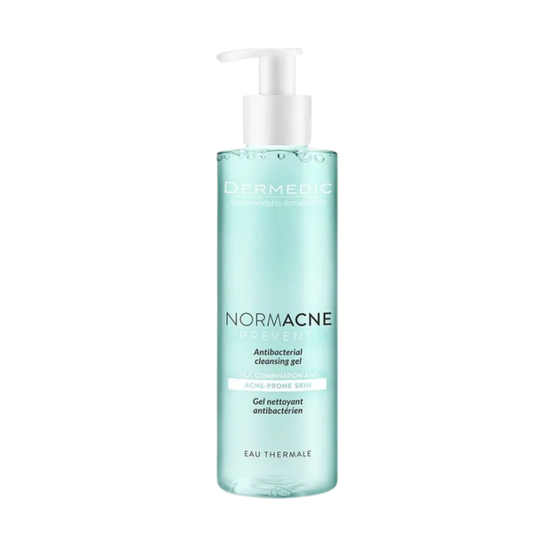 (GIẢM GIÁ 20%) Sữa Rửa Mặt Cho Da Dầu Mụn Dermedic Normacne Preventi Antibacterial Cleansing Gel