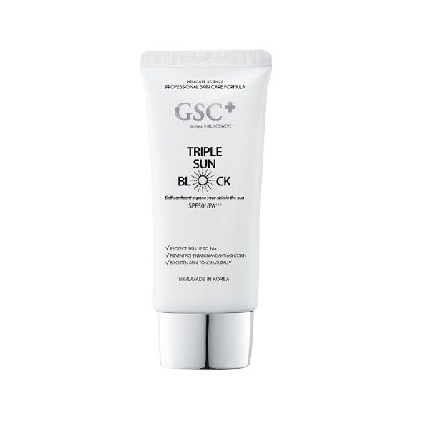 (TẶNG QUÀ) Kem Chống Nắng GSC Triple Sun Block SPF50+ PA+++