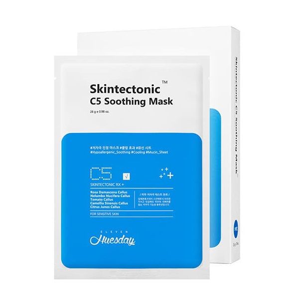 (TẶNG QUÀ) Mặt Nạ Làm Dịu Và Phục Hồi Da Huesday Skintectonic C5 Soothing Mask