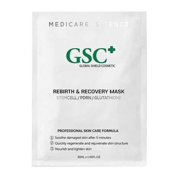 (TẶNG QUÀ) Mặt Nạ Phục Hồi, Dưỡng Trắng Da GSC Rebirth & Recovery Mask