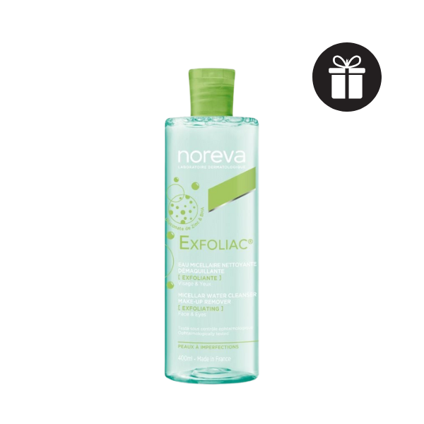 Nước Tẩy Trang Và Loại Bỏ Tế Bào Chết Cho Da Dầu Mụn Noreva Exfoliac Micellar