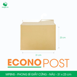  MPBN5 - 31x23 cm - PHONG BÌ GIẤY CỨNG MÀU NÂU 