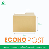  MPBN2 - 20x13 cm - PHONG BÌ GIẤY CỨNG MÀU NÂU 