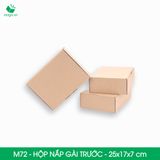  M72 - 25x17x7 cm - Thùng hộp carton trơn đóng hàng 