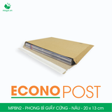  MPBN2 - 20x13 cm - PHONG BÌ GIẤY CỨNG MÀU NÂU 