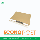  MPBN1 - 16x11 cm - PHONG BÌ GIẤY CỨNG MÀU NÂU 