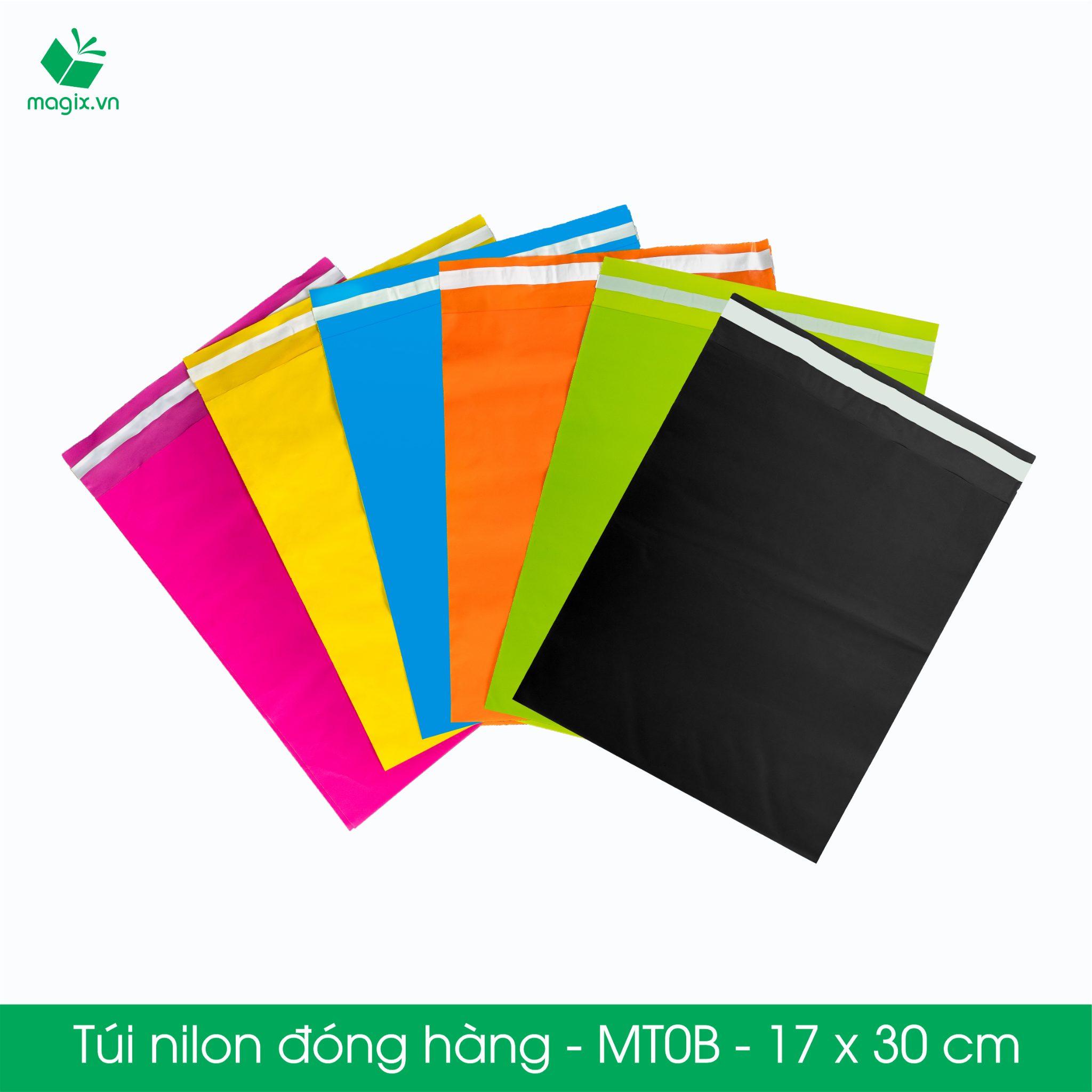 Túi nilon niêm phong gói hàng - 17x30 cm