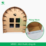  MFK01 - Nhà giấy carton lắp ráp cho bé 