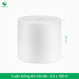  B6 - 20cmx100m - Cuộn bóng khí - màng xốp hơi 