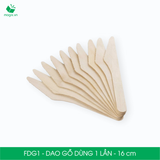  FDG1 - Dao gỗ dùng 1 lần - 16 cm 