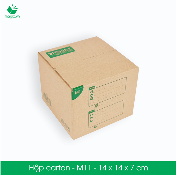 M11 - 14x14x7 cm - Thùng hộp carton