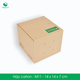  M11 - 14x14x7 cm - Thùng hộp carton 