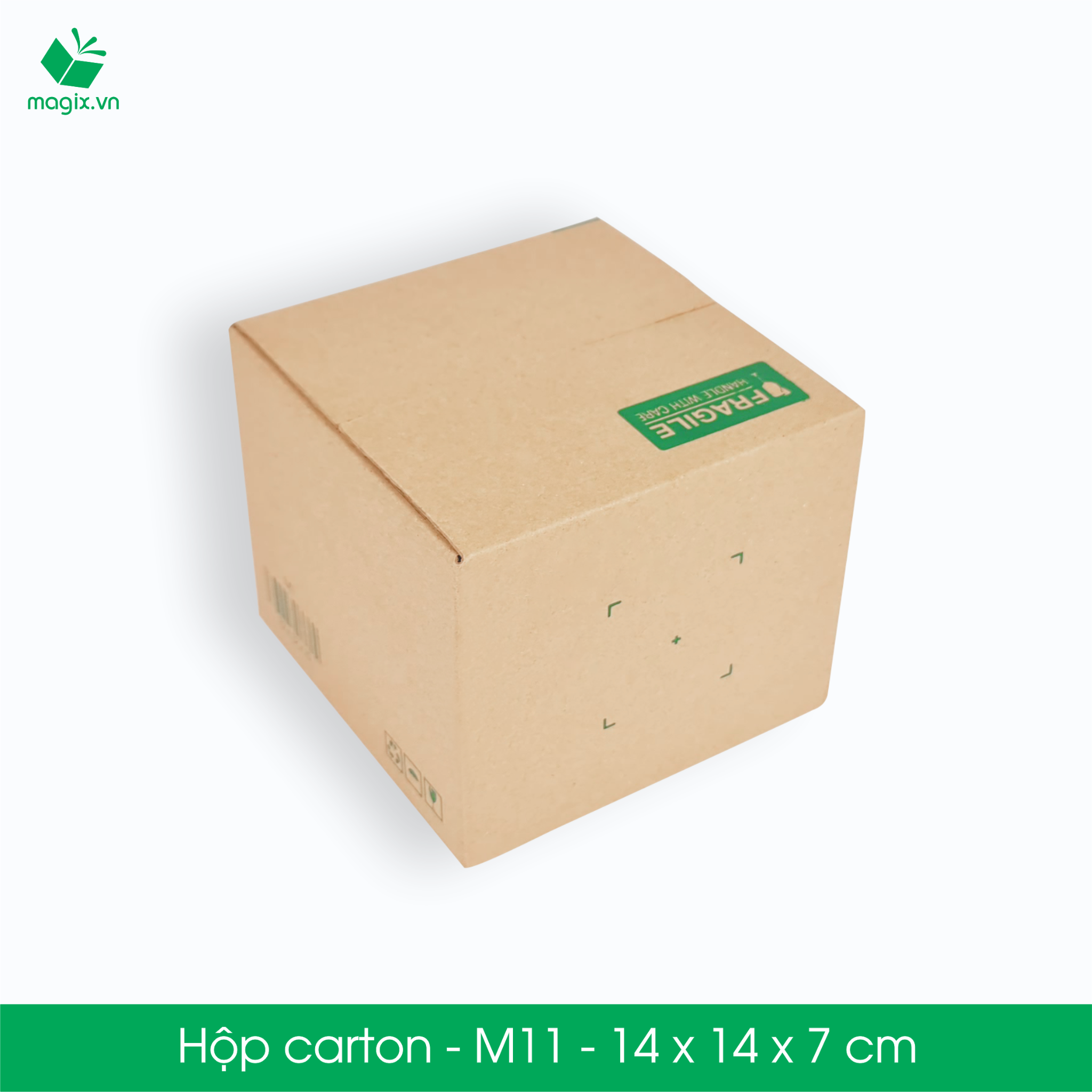 M11 - 14x14x7 cm - Thùng hộp carton