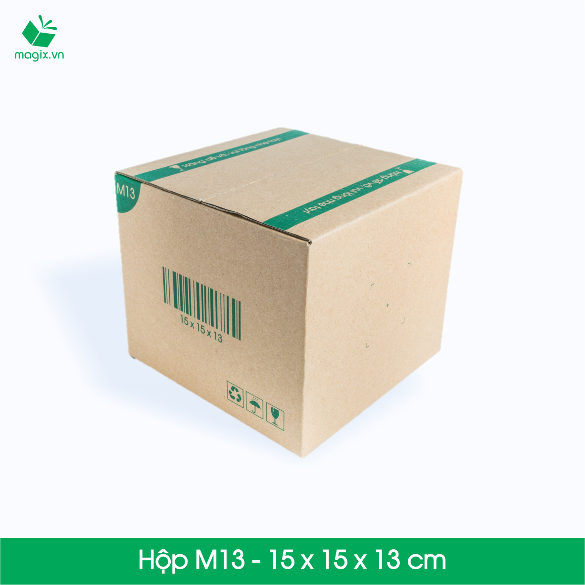 M13 - 15x15x13 cm - Thùng hộp carton