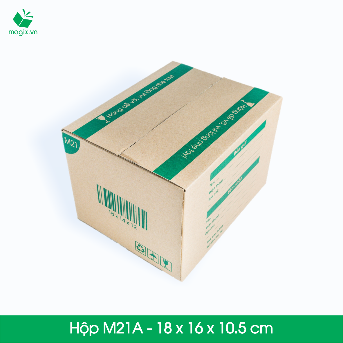 Hộp M21A - 18 x 16 x 10.5 cm