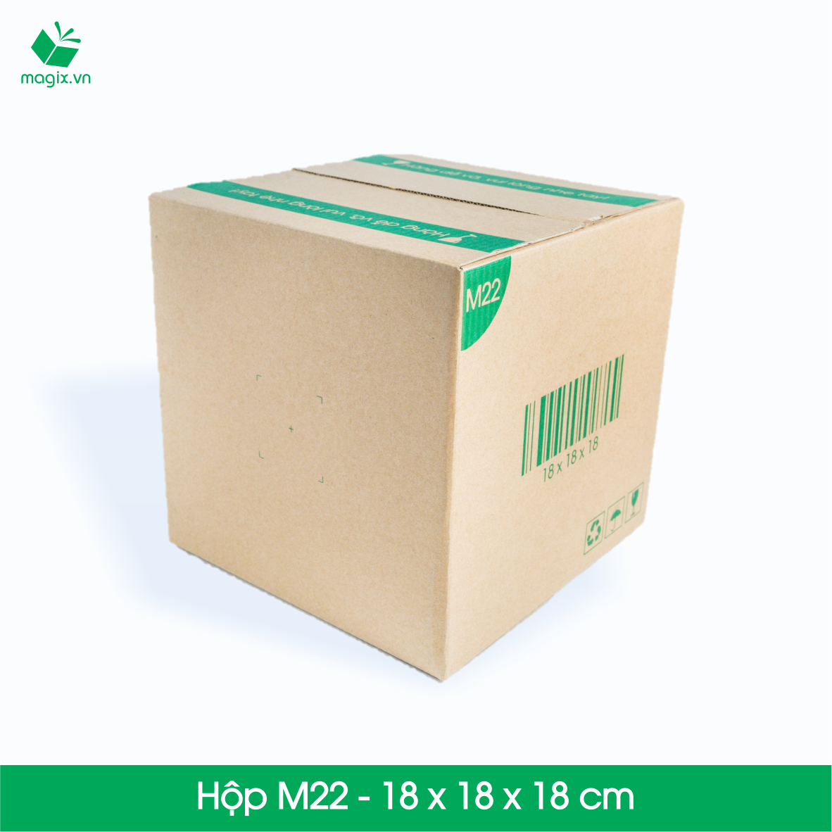 Hộp M22 - 18x18x18 cm