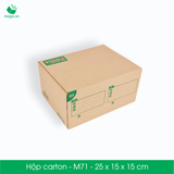  M71 - 25x15x15 cm - Thùng hộp carton 