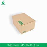  M7 - 25x15x8 cm - Thùng hộp carton 