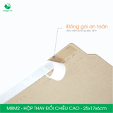  MBM2 - 25x17x6cm - HỘP CARTON THAY ĐỔI CHIỀU CAO 