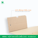  MBM6 - 41x32x7cm - HỘP CARTON THAY ĐỔI CHIỀU CAO 