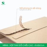  MBM6 - 41x32x7cm - HỘP CARTON THAY ĐỔI CHIỀU CAO 