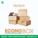  MEC02 - 10x10x10 cm - Hộp carton siêu tiết kiệm ECONO 