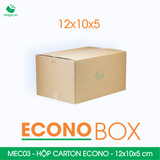  MEC03 - 12x10x5 cm - Hộp carton siêu tiết kiệm ECONO 