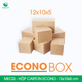  MEC03 - 12x10x5 cm - Hộp carton siêu tiết kiệm ECONO 