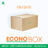  MEC07 - 15x12x10 cm - Hộp carton siêu tiết kiệm ECONO 