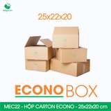  MEC22 - 25x22x20 cm - Hộp carton siêu tiết kiệm ECONO 