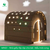  MFK01 - Nhà giấy carton lắp ráp cho bé 