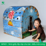  MFK01 - Nhà giấy carton lắp ráp cho bé 