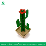  MFK04B - Cây xương rồng carton - Saguaro - 9x9x20 cm 