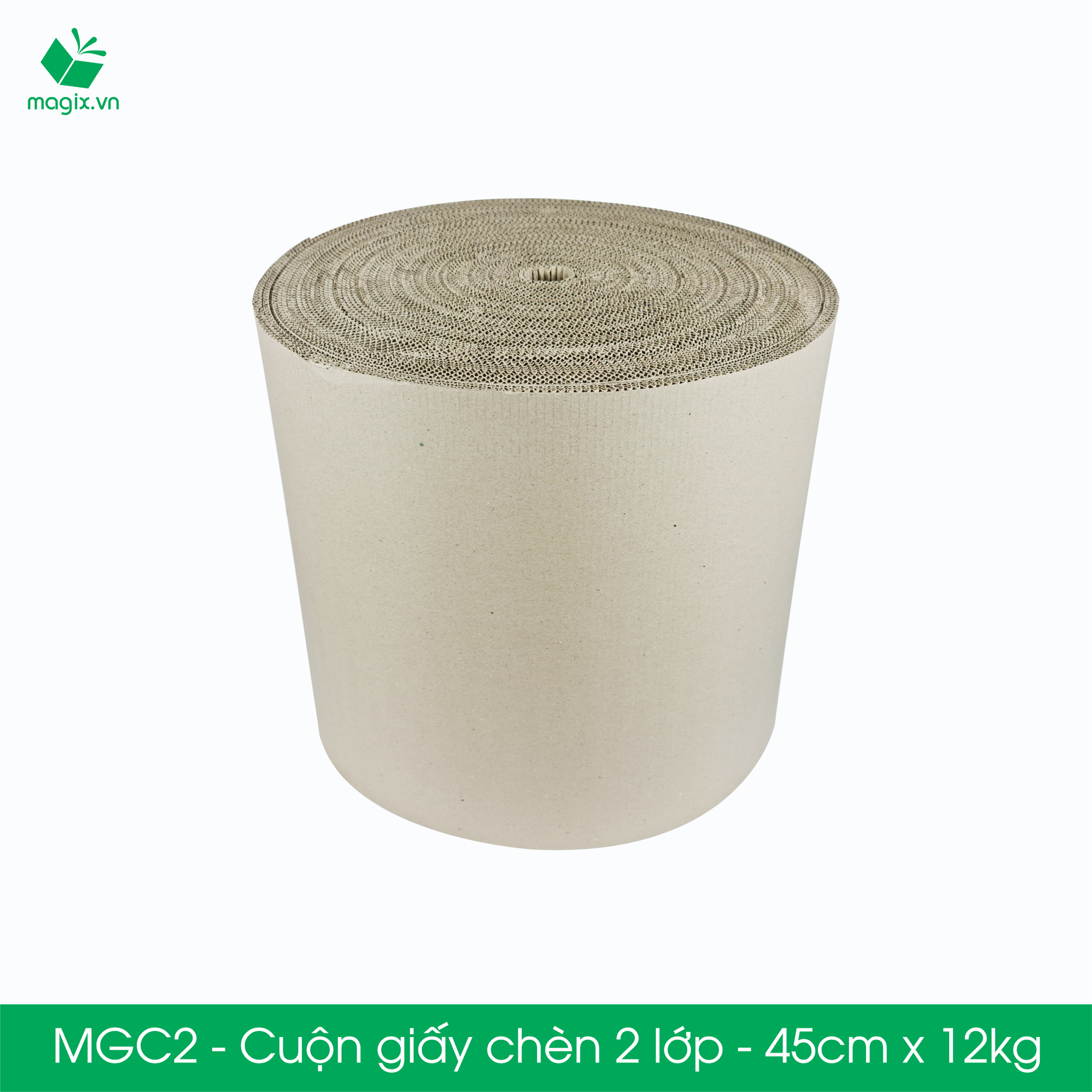 MGC2 - Cuộn giấy chèn 2 lớp - Sóng B - 45cm x 68m