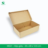  MGI1 - 33x20x12.5 cm - Thùng hộp carton - Hộp giày 