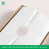  MGP02 - Giấy Pelure gói hàng màu trắng - 20x60 cm [100 tờ/pack] 