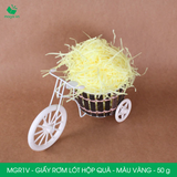  MGR1V - Giấy rơm lót hộp quà - Màu vàng 