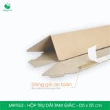  MHTG3 - Hộp trụ dài tam giác - D5x55 cm 