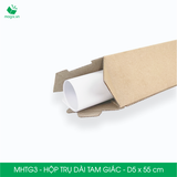  MHTG3 - Hộp trụ dài tam giác - D5x55 cm 