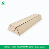  MHTG3 - Hộp trụ dài tam giác - D5x55 cm 