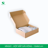  MNG01 - 12x8x5cm - HỘP NẮP GÀI HÔNG 