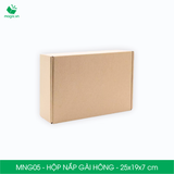  MNG05 - 25x19x7cm - HỘP NẮP GÀI HÔNG 